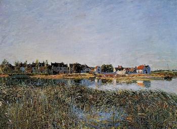 阿爾弗萊德 西斯萊 View of Saint-Mammes 阿爾弗萊德 西斯萊 View of Saint-Mammes